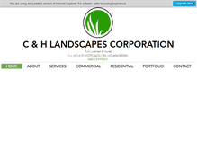 Tablet Screenshot of candhlandscapes.com